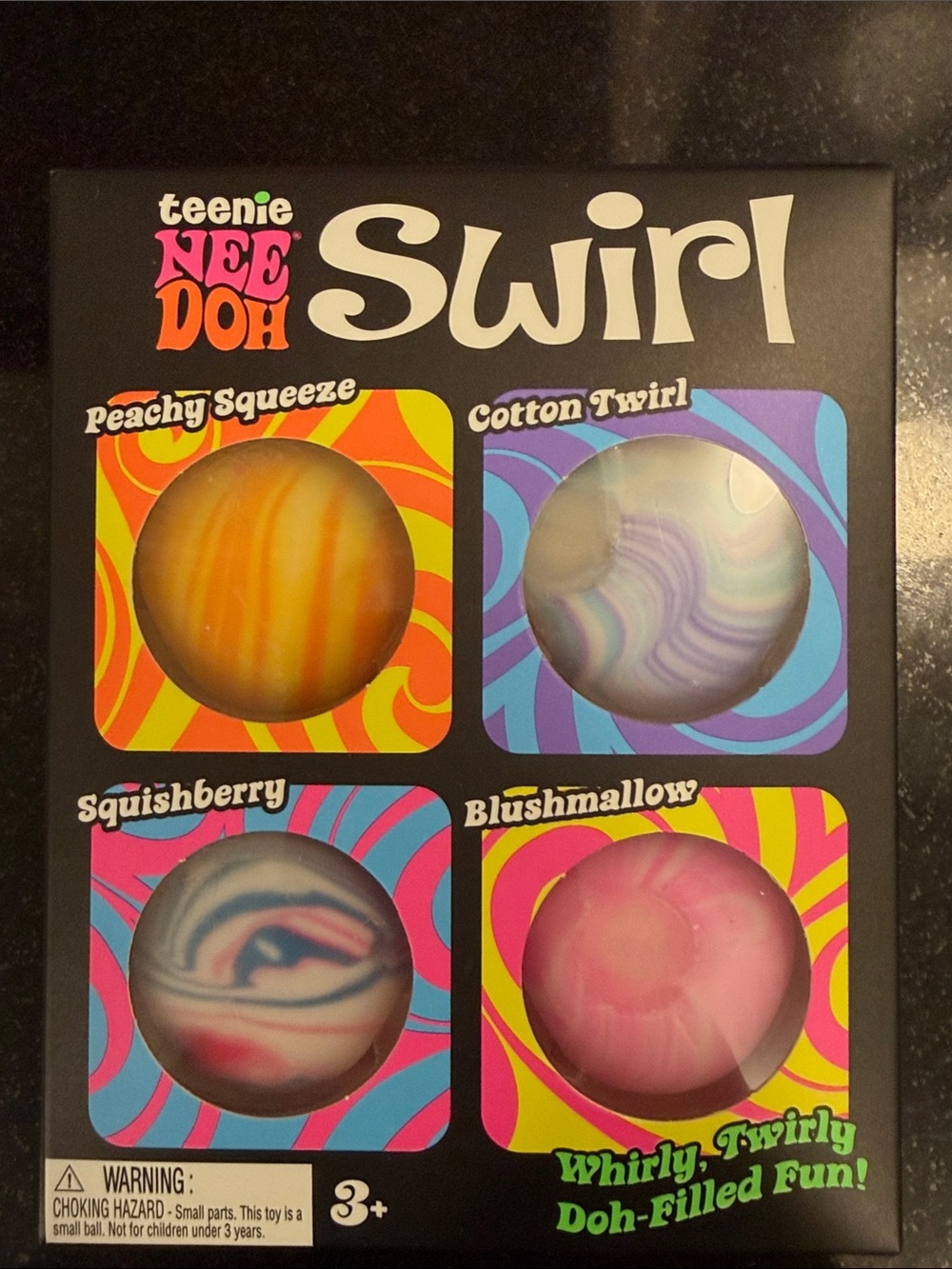 NIB 100% Auth NeeDoh Teenie Swirl Squish Toys
